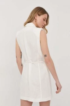 Γυναικεία Φορέματα Λινό φόρεμα Patrizia Pepe άσπρο, -Φτηνός Patrizia Pepe Κατάστημα unnamed file 2605