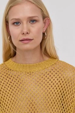 Γυναικεία Χωρίς φερμουάρ Πουλόβερ Patrizia Pepe χρώμα: χρυσαφί, -Φτηνός Patrizia Pepe Κατάστημα unnamed file 2688