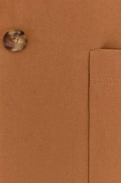 Γυναικεία Σακάκια Blazer με μείγμα λινών Patrizia Pepe καφέ, -Φτηνός Patrizia Pepe Κατάστημα unnamed file 2694