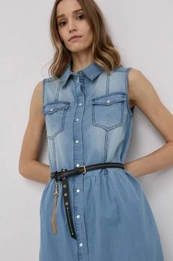 Γυναικεία Ζώνες Δερμάτινη ζώνη Patrizia Pepe χρώμα: μαύρο -Φτηνός Patrizia Pepe Κατάστημα unnamed file 2706