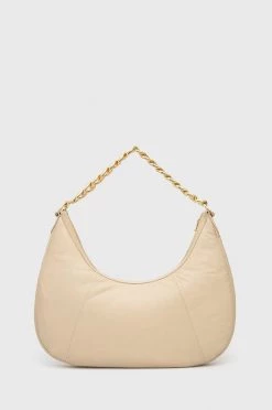 Γυναικεία Τσάντες Shopper και Tote Δερμάτινη τσάντα Patrizia Pepe μπεζ