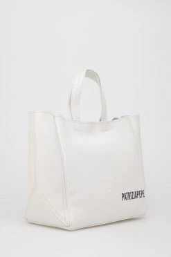 Γυναικεία Τσάντες Shopper και Tote Δερμάτινη τσάντα Patrizia Pepe άσπρο -Φτηνός Patrizia Pepe Κατάστημα unnamed file 2723