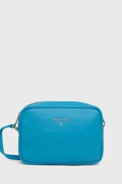 Γυναικεία Τσάντες χιαστί Patrizia Pepe - Δερμάτινη τσάντα καφέ