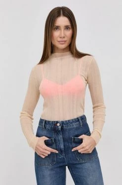 Γυναικεία Μπλούζες Μπλουζάκι Patrizia Pepe χρώμα: πορτοκαλί