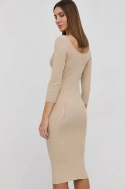 Γυναικεία Φορέματα Φόρεμα Patrizia Pepe κίτρινο -Φτηνός Patrizia Pepe Κατάστημα unnamed file 2783