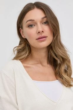 Γυναικεία Χωρίς φερμουάρ Πουλόβερ με προσθήκη μαλλιού Patrizia Pepe χρώμα: άσπρο -Φτηνός Patrizia Pepe Κατάστημα unnamed file 2789