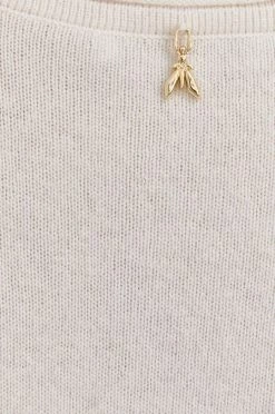 Γυναικεία Χωρίς φερμουάρ Πουλόβερ με προσθήκη μαλλιού Patrizia Pepe χρώμα: άσπρο -Φτηνός Patrizia Pepe Κατάστημα unnamed file 2790