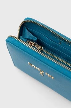 Γυναικεία Πορτοφόλια Δερμάτινο πορτοφόλι Patrizia Pepe χρώμα: τιρκουάζ -Φτηνός Patrizia Pepe Κατάστημα unnamed file 2829