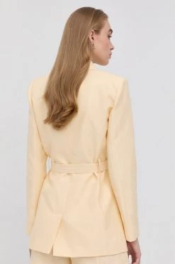 Γυναικεία Σακάκια Λινό πανωφόρι Patrizia Pepe κίτρινο -Φτηνός Patrizia Pepe Κατάστημα unnamed file 2854