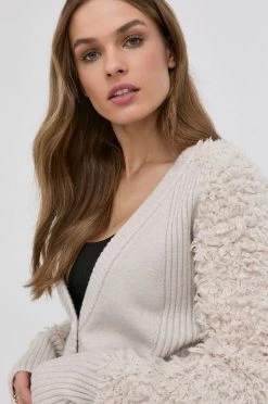 Γυναικεία Με φερμουάρ Ζακέτα από μίγμα μαλλιού Patrizia Pepe χρώμα: γκρι -Φτηνός Patrizia Pepe Κατάστημα unnamed file 2871