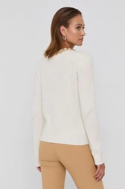 Γυναικεία Χωρίς φερμουάρ Πουλόβερ με προσθήκη μαλλιού Patrizia Pepe χρώμα: άσπρο -Φτηνός Patrizia Pepe Κατάστημα unnamed file 2912