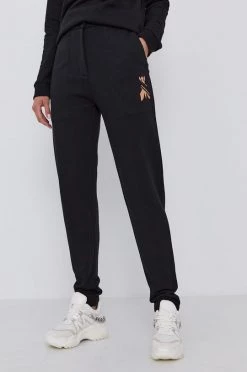 Γυναικεία Υφασμάτινα Παντελόνι Patrizia Pepe χρώμα: μαύρο