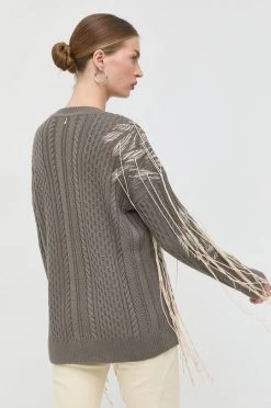 Γυναικεία Χωρίς φερμουάρ Μάλλινο πουλόβερ Patrizia Pepe χρώμα: πράσινο, -Φτηνός Patrizia Pepe Κατάστημα unnamed file 2930