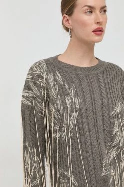 Γυναικεία Χωρίς φερμουάρ Μάλλινο πουλόβερ Patrizia Pepe χρώμα: πράσινο, -Φτηνός Patrizia Pepe Κατάστημα unnamed file 2931