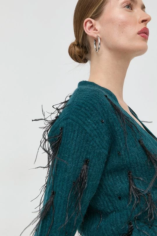 Γυναικεία Με φερμουάρ Μάλλινη ζακέτα Patrizia Pepe πράσινο 4 Γυναικεία Με φερμουάρ Μάλλινη ζακέτα Patrizia Pepe πράσινο - Image 4