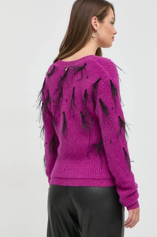 Γυναικεία Με φερμουάρ Μάλλινη ζακέτα Patrizia Pepe μοβ 3 Γυναικεία Με φερμουάρ Μάλλινη ζακέτα Patrizia Pepe μοβ - Image 3