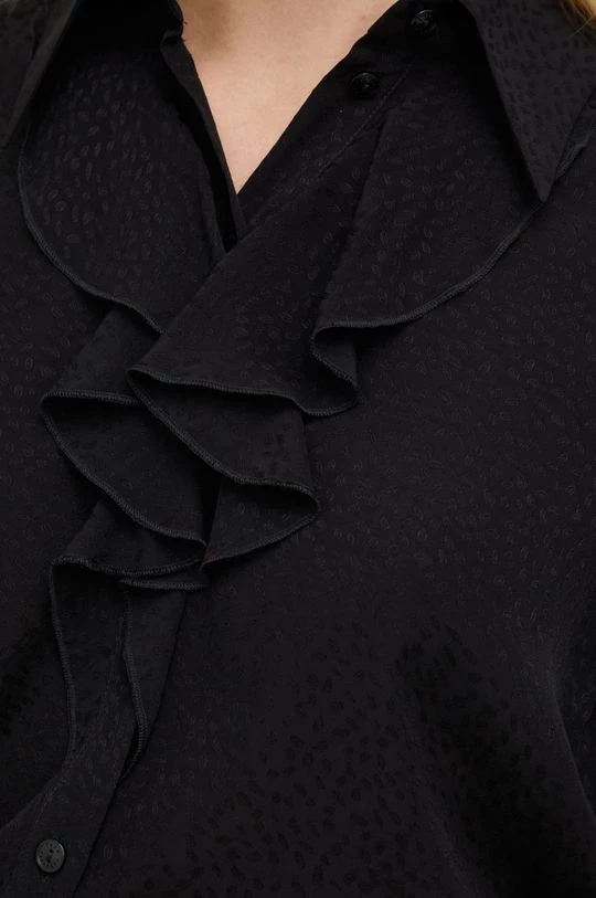 Γυναικεία Πουκάμισα Πουκάμισο Patrizia Pepe μαύρο, 2 Γυναικεία Πουκάμισα Πουκάμισο Patrizia Pepe μαύρο, - Image 2