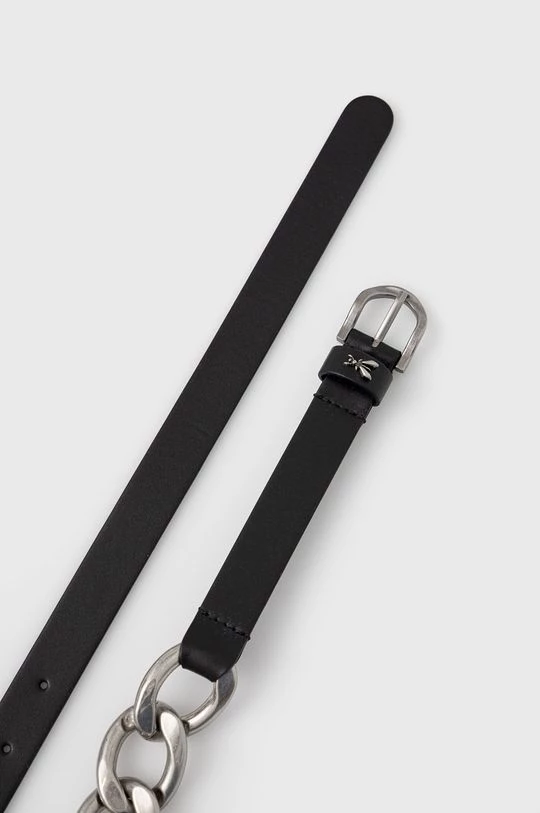 Γυναικεία Ζώνες Δερμάτινη ζώνη Patrizia Pepe μαύρο 1 Γυναικεία Ζώνες Δερμάτινη ζώνη Patrizia Pepe μαύρο