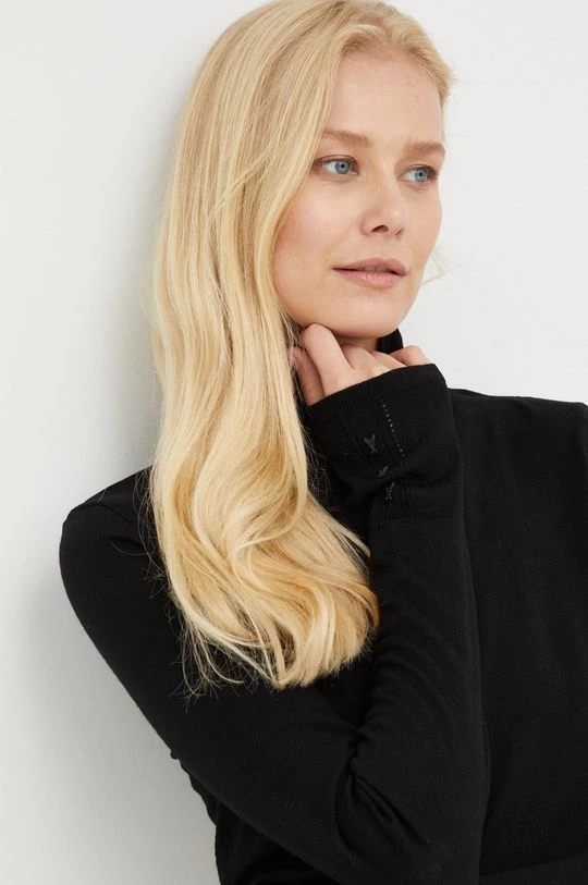 Γυναικεία Χωρίς φερμουάρ Μάλλινο πουλόβερ Patrizia Pepe χρώμα: μαύρο, 1 Γυναικεία Χωρίς φερμουάρ Μάλλινο πουλόβερ Patrizia Pepe χρώμα: μαύρο,