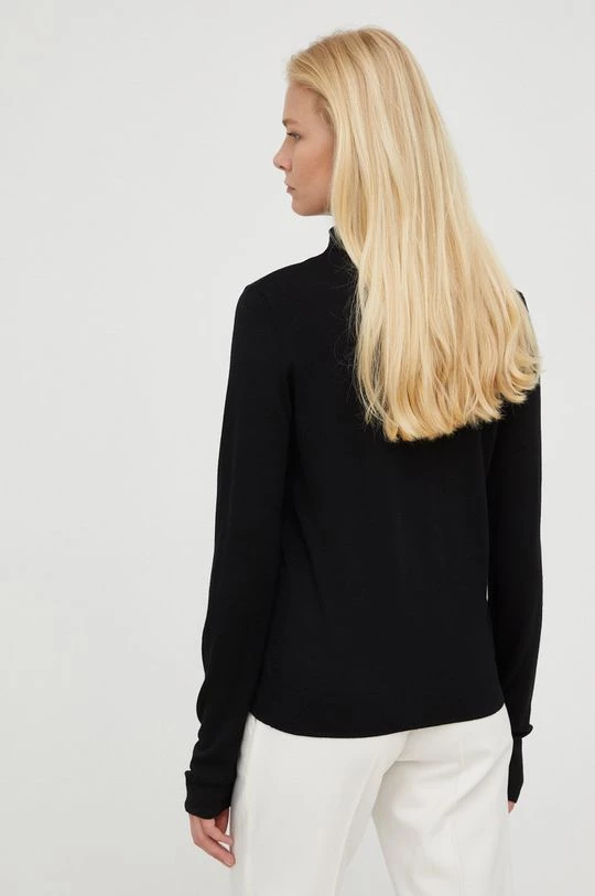 Γυναικεία Χωρίς φερμουάρ Μάλλινο πουλόβερ Patrizia Pepe χρώμα: μαύρο, 3 Γυναικεία Χωρίς φερμουάρ Μάλλινο πουλόβερ Patrizia Pepe χρώμα: μαύρο, - Image 3