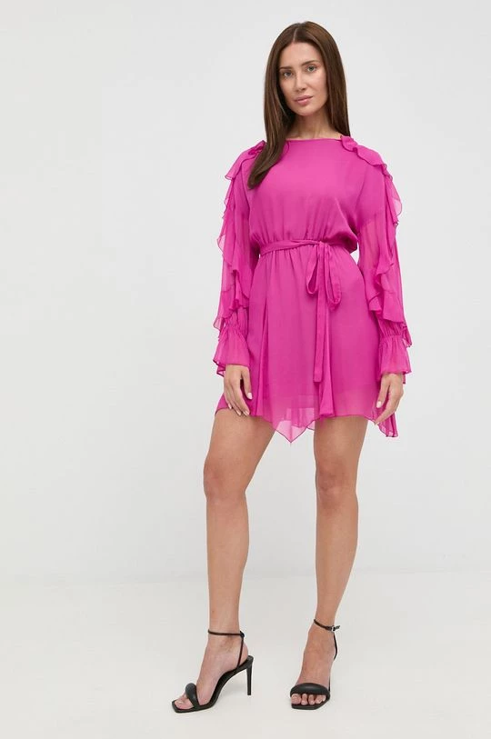 Γυναικεία Φορέματα Φόρεμα Patrizia Pepe ροζ, 2 Γυναικεία Φορέματα Φόρεμα Patrizia Pepe ροζ, - Image 2