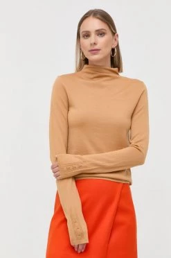 Γυναικεία Χωρίς φερμουάρ Μάλλινο πουλόβερ Patrizia Pepe χρώμα: κίτρινο,