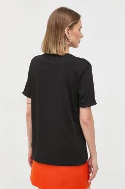 Γυναικεία Κοντομάνικο Βαμβακερό μπλουζάκι Patrizia Pepe μαύρο -Φτηνός Patrizia Pepe Κατάστημα unnamed file 3022