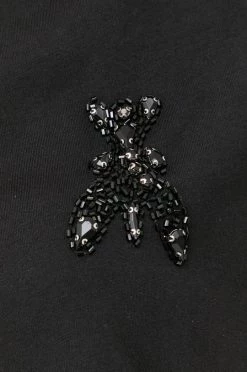 Γυναικεία Κοντομάνικο Βαμβακερό μπλουζάκι Patrizia Pepe μαύρο -Φτηνός Patrizia Pepe Κατάστημα unnamed file 3024