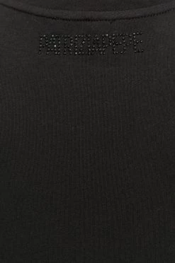 Γυναικεία Κοντομάνικο Βαμβακερό μπλουζάκι Patrizia Pepe μαύρο -Φτηνός Patrizia Pepe Κατάστημα unnamed file 3025