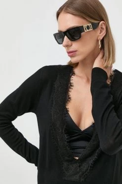 Γυναικεία Χωρίς φερμουάρ Μάλλινο πουλόβερ Patrizia Pepe χρώμα: μαύρο, -Φτηνός Patrizia Pepe Κατάστημα unnamed file 3029