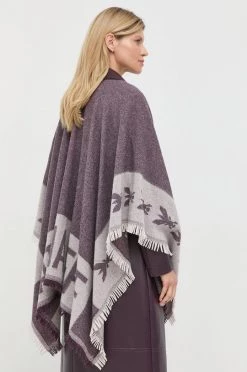 Γυναικεία Πόντσο Μάλλινο πόντσο Patrizia Pepe μοβ -Φτηνός Patrizia Pepe Κατάστημα unnamed file 3038