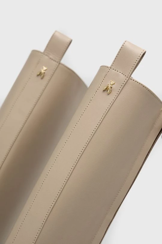 Γυναικεία Μπότες Δερμάτινες μπότες Patrizia Pepe χρώμα: μπεζ, 5 Γυναικεία Μπότες Δερμάτινες μπότες Patrizia Pepe χρώμα: μπεζ, - Image 5