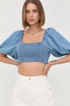 Γυναικεία Μπλούζες Μπλουζάκι Patrizia Pepe μπλε