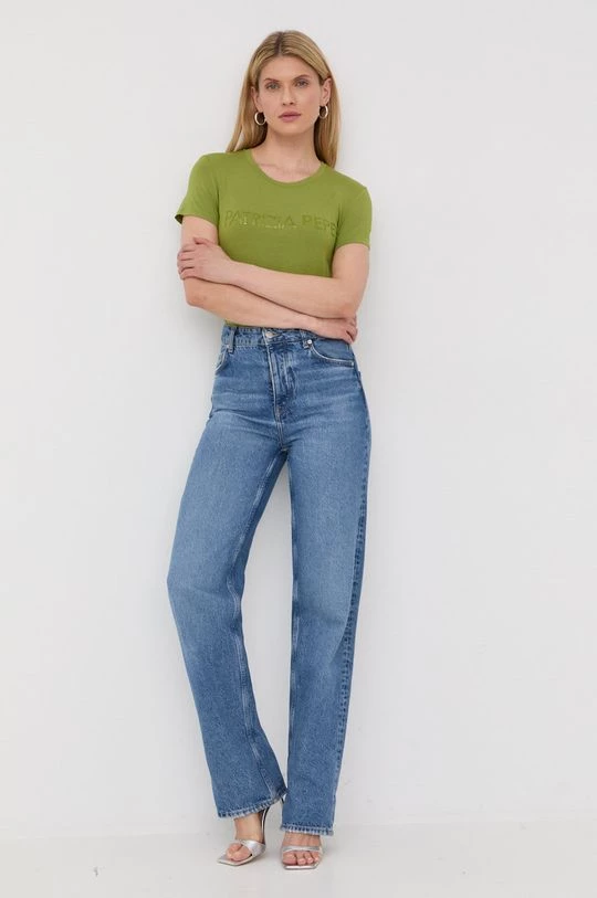 Γυναικεία Κοντομάνικο Μπλουζάκι Patrizia Pepe πράσινο 1 Γυναικεία Κοντομάνικο Μπλουζάκι Patrizia Pepe πράσινο