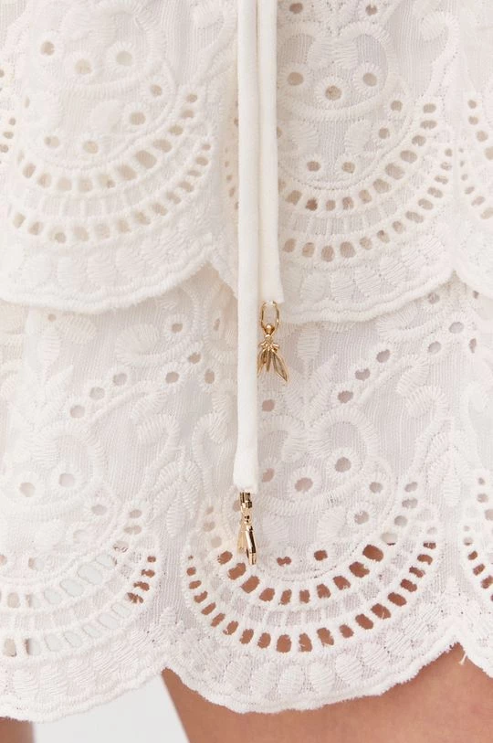 Γυναικεία Φούστες Φούστα από λινό μείγμα Patrizia Pepe άσπρο, 4 Γυναικεία Φούστες Φούστα από λινό μείγμα Patrizia Pepe άσπρο, - Image 4