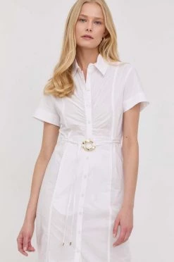 Γυναικεία Φορέματα Βαμβακερό φόρεμα Patrizia Pepe άσπρο, -Φτηνός Patrizia Pepe Κατάστημα unnamed file 3156