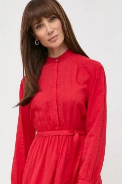 Γυναικεία Φορέματα Φόρεμα Patrizia Pepe κόκκινο, -Φτηνός Patrizia Pepe Κατάστημα unnamed file 316