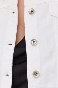 Γυναικεία Κοντά μπουφάν Τζιν μπουφάν Patrizia Pepe χρώμα: άσπρο, -Φτηνός Patrizia Pepe Κατάστημα unnamed file 3173