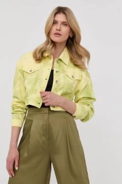 Γυναικεία Κοντά μπουφάν Τζιν μπουφάν Patrizia Pepe χρώμα: πράσινο,