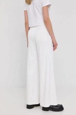 Γυναικεία Υφασμάτινα Παντελόνι Patrizia Pepe χρώμα: άσπρο, -Φτηνός Patrizia Pepe Κατάστημα unnamed file 3203