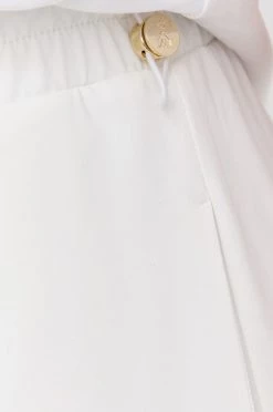 Γυναικεία Υφασμάτινα Παντελόνι Patrizia Pepe χρώμα: άσπρο, -Φτηνός Patrizia Pepe Κατάστημα unnamed file 3204