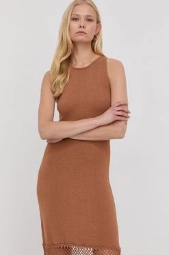 Γυναικεία Φορέματα Φόρεμα Patrizia Pepe καφέ, 9 Γυναικεία Φορέματα Φόρεμα Patrizia Pepe καφέ, -Φτηνός Patrizia Pepe Κατάστημα unnamed file 3208