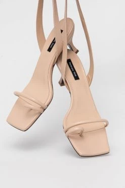 Γυναικεία Πέδιλα με τακούνι Δερμάτινα σανδάλια Patrizia Pepe μπεζ -Φτηνός Patrizia Pepe Κατάστημα unnamed file 3243