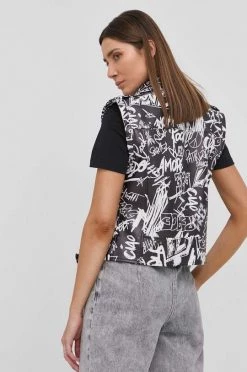 Γυναικεία Γιλέκα Αμάνικο μπουφάν Patrizia Pepe χρώμα: μαύρο -Φτηνός Patrizia Pepe Κατάστημα unnamed file 3262