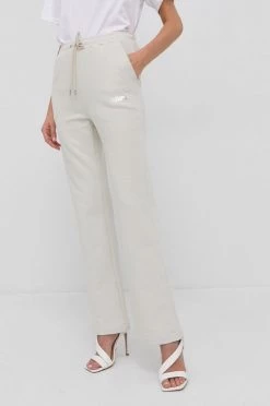 Γυναικεία Υφασμάτινα Βαμβακερό παντελόνι Patrizia Pepe χρώμα: γκρι