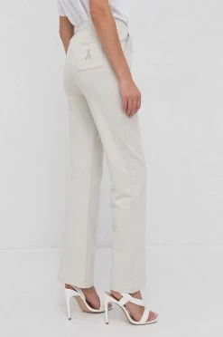 Γυναικεία Υφασμάτινα Βαμβακερό παντελόνι Patrizia Pepe χρώμα: γκρι -Φτηνός Patrizia Pepe Κατάστημα unnamed file 3282