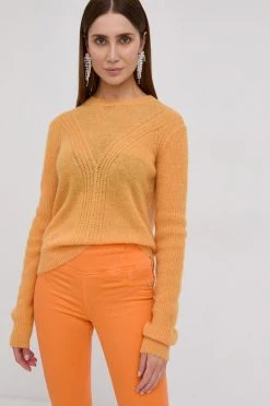 Γυναικεία Χωρίς φερμουάρ Μάλλινο πουλόβερ Patrizia Pepe χρώμα: πορτοκαλί
