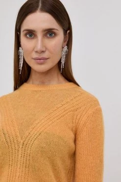 Γυναικεία Χωρίς φερμουάρ Μάλλινο πουλόβερ Patrizia Pepe χρώμα: πορτοκαλί -Φτηνός Patrizia Pepe Κατάστημα unnamed file 3292