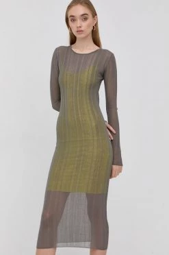 Γυναικεία Φορέματα Φόρεμα Patrizia Pepe πράσινο