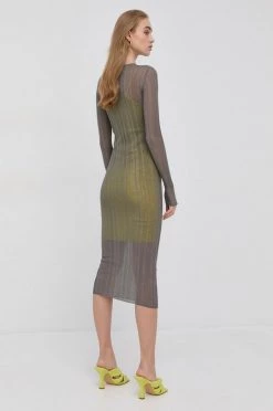 Γυναικεία Φορέματα Φόρεμα Patrizia Pepe πράσινο -Φτηνός Patrizia Pepe Κατάστημα unnamed file 3296